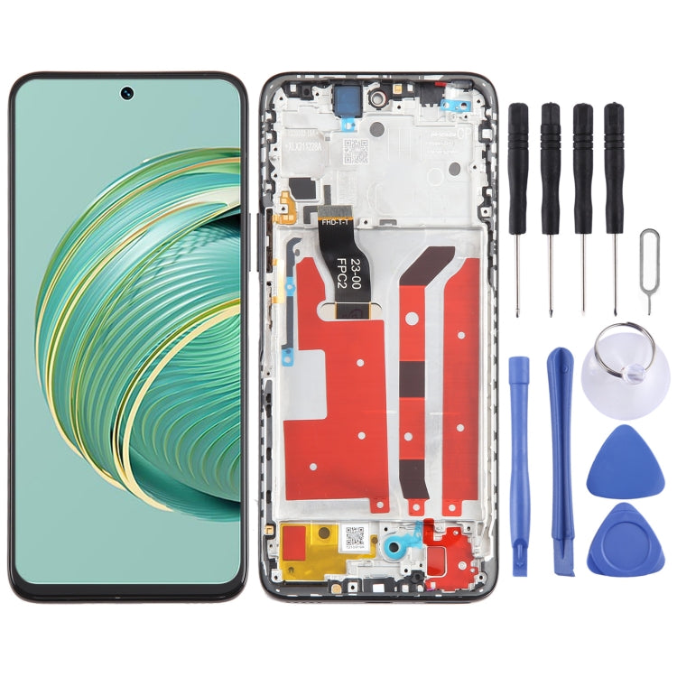 Per Huawei Nova 10z Schermo LCD originale digitalizzatore assemblaggio completo con cornice, For Huawei Nova 10z