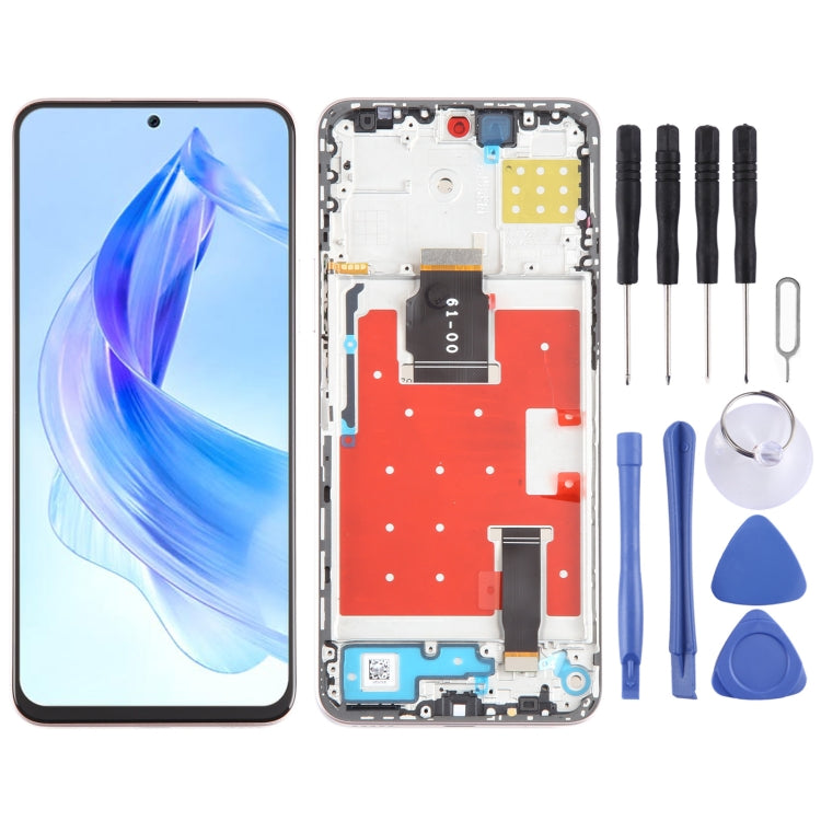 Per Honor 90 Lite digitalizzatore schermo LCD originale assemblaggio completo con cornice, For Honor 90 Lite