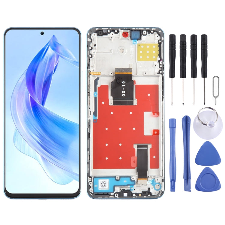 Per Honor 90 Lite digitalizzatore schermo LCD originale assemblaggio completo con cornice, For Honor 90 Lite