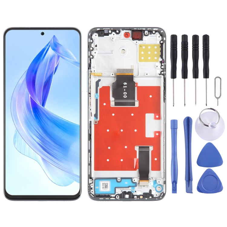 Per Honor 90 Lite digitalizzatore schermo LCD originale assemblaggio completo con cornice, For Honor 90 Lite