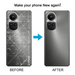 Per OPPO Reno10 Cover posteriore batteria originale globale con copriobiettivo fotocamera, For OPPO Reno10 Global