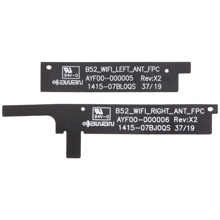 For Microsoft Surface Pro 7 1 Pair Plastic Frame with Flex Cable for WIFI Signal Antenna