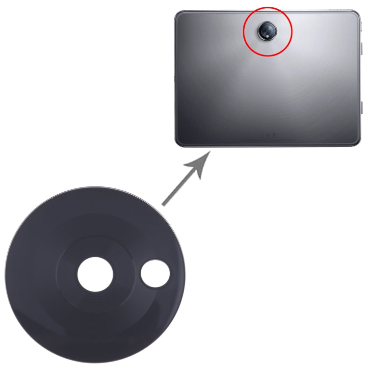 For OPPO Pad 2 10pcs Rear Camera Lens, For OPPO Pad 2