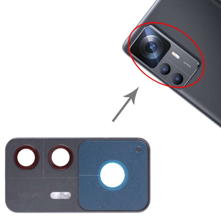 Cornice dell'obiettivo della fotocamera posteriore per Xiaomi 12T, For Xiaomi 12T
