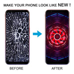 Per ZTE Nubia Red Magic 3 NX627J Digitalizzatore schermo LCD assemblaggio completo con cornice, For ZTE Nubia Red Magic 3