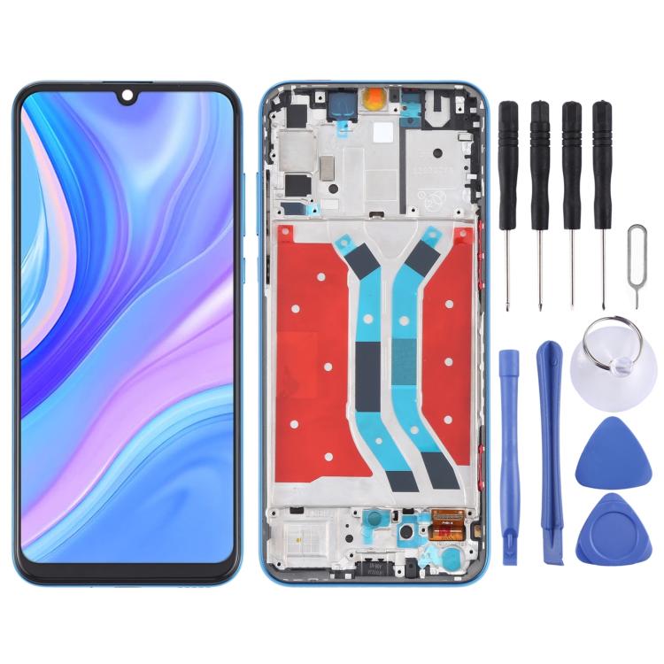 LCD Screen and Digitizer Full Assembly with Frame for Huawei P Smart S