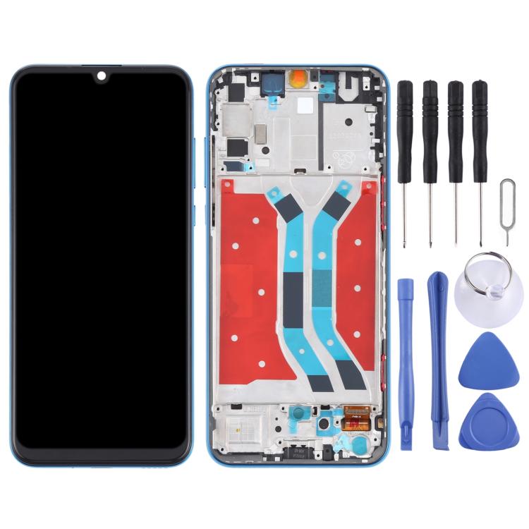 LCD Screen and Digitizer Full Assembly with Frame for Huawei P Smart S