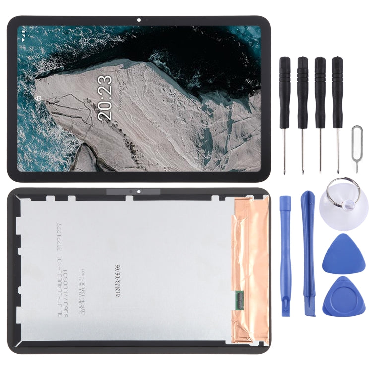Schermo LCD OEM per Nokia T20 con assemblaggio completo di digitalizzatore, For Nokia T20