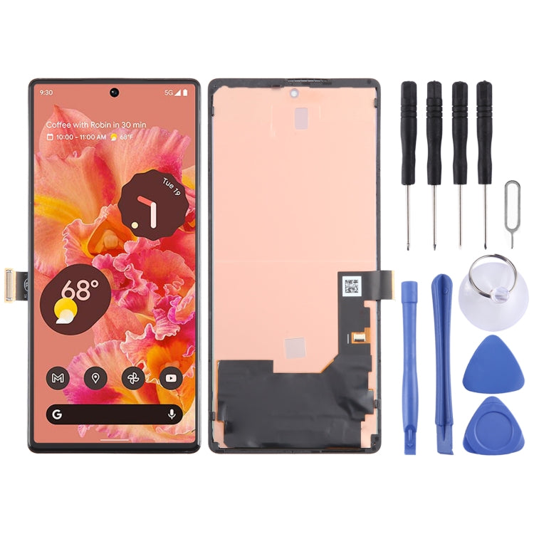 For Google Pixel 6 GB7N6 G9S9B16 LCD Screen Digitizer Full Assembly with Frame, For Google Pixel 6(OLED)