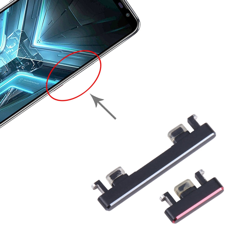 For Asus ROG Phone 3 ZS661KS 1 set Power Button + Volume Control Button, For Asus ROG Phone 3