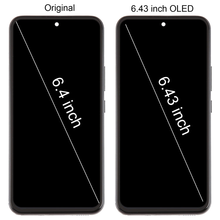 For Samsung Galaxy A54 5G SM-A546 OLED LCD Display Digitizer Full Assembly with Frame, For Samsung Galaxy A54 5G 6.43 inch