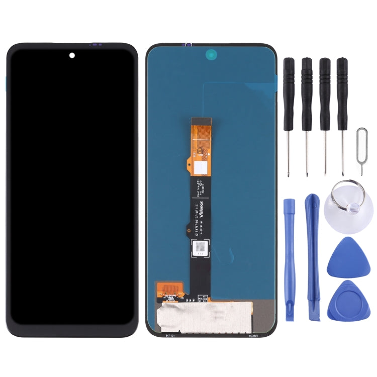 AMOLED Material LCD Screen and Digitizer Full Assembly for Motorola Moto G42, For Motorola Moto G42