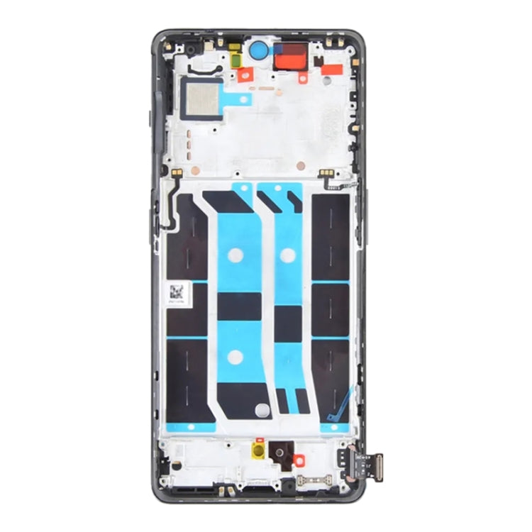 Per OnePlus Ace 2 PHK110 Digitalizzatore schermo LCD assemblaggio completo con cornice, For OnePlus Ace 2