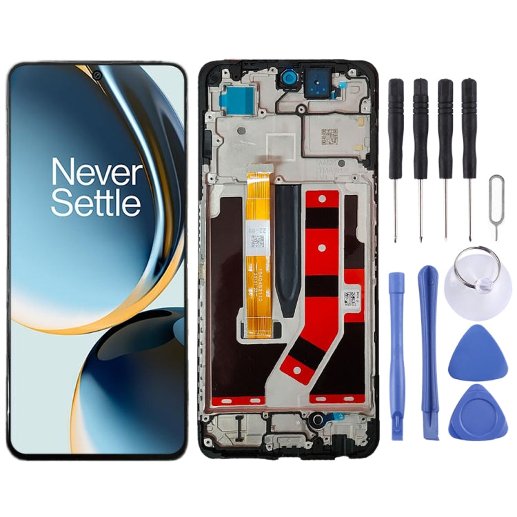 For OnePlus Nord N30 5G 2023 CPH2513 LCD Screen Digitizer Full Assembly with Frame,For OnePlus Nord N30 5G 2023