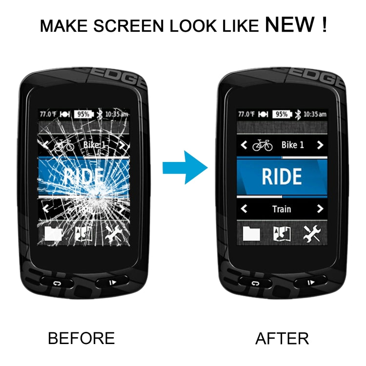 Per schermo LCD originale Garmin Edge Alpha 100 con digitalizzatore assemblaggio completo, For Garmin Edge Alpha 100