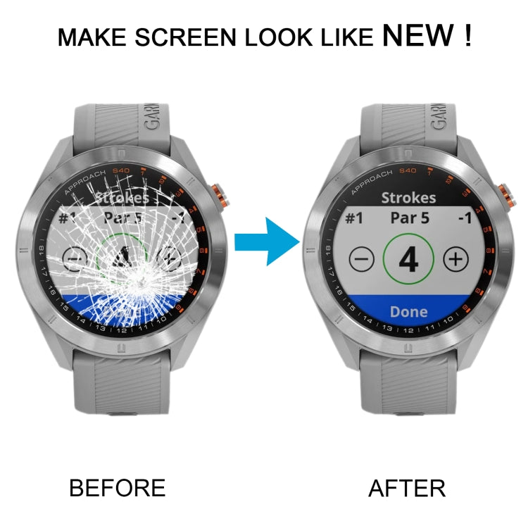 For Garmin Approach S40 Original LCD Screen with Digitizer Complete Assembly, For Garmin Approach S40