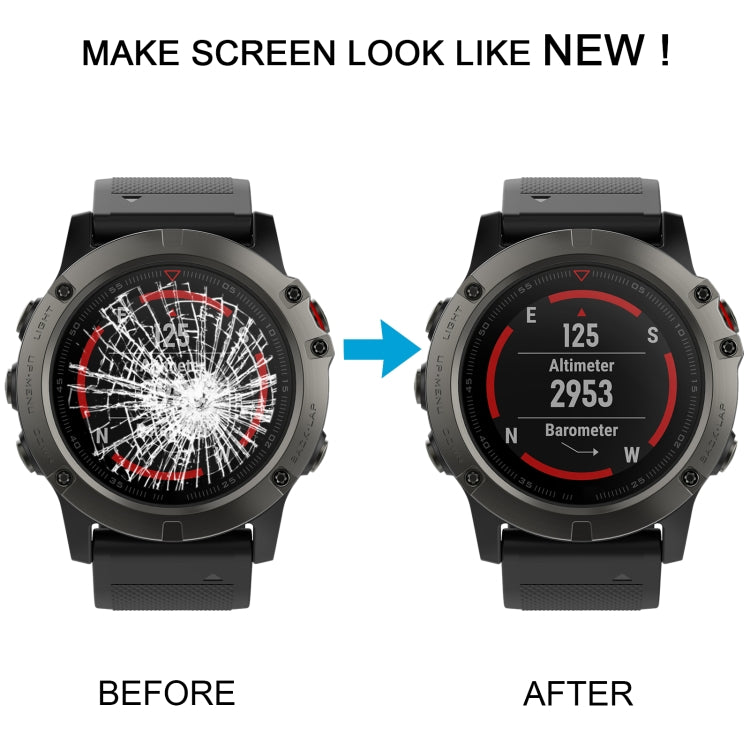 Per schermo LCD originale Garmin Fenix 5X con digitalizzatore assemblaggio completo, For Garmin Fenix 5X