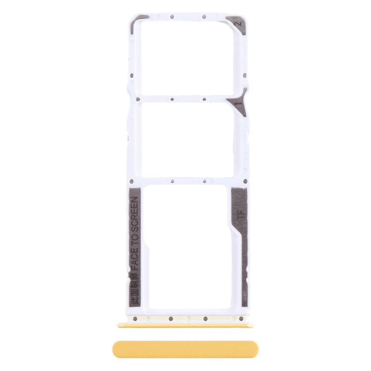 Per Xiaomi Poco M4 Pro Vassoio scheda SIM + Vassoio scheda SIM + Vassoio scheda micro SD, For Xiaomi Poco M4 Pro, For Xiaomi Poco M4 Pro(Baby Blue)