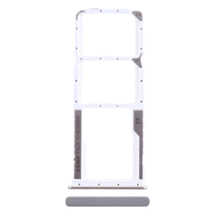 For Xiaomi Poco M5 4G SIM Card Tray + SIM Card Tray + Micro SD Card Tray, For Xiaomi Poco M5 4G