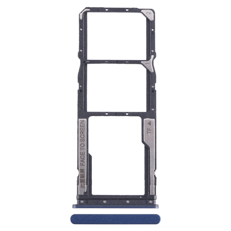 For Xiaomi Redmi 12C SIM Card Tray + SIM Card Tray + Micro SD Card Tray, For Xiaomi Redmi 12C