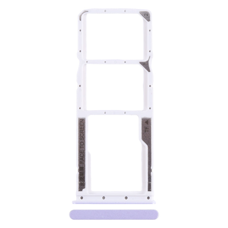 For Xiaomi Redmi 12C SIM Card Tray + SIM Card Tray + Micro SD Card Tray, For Xiaomi Redmi 12C