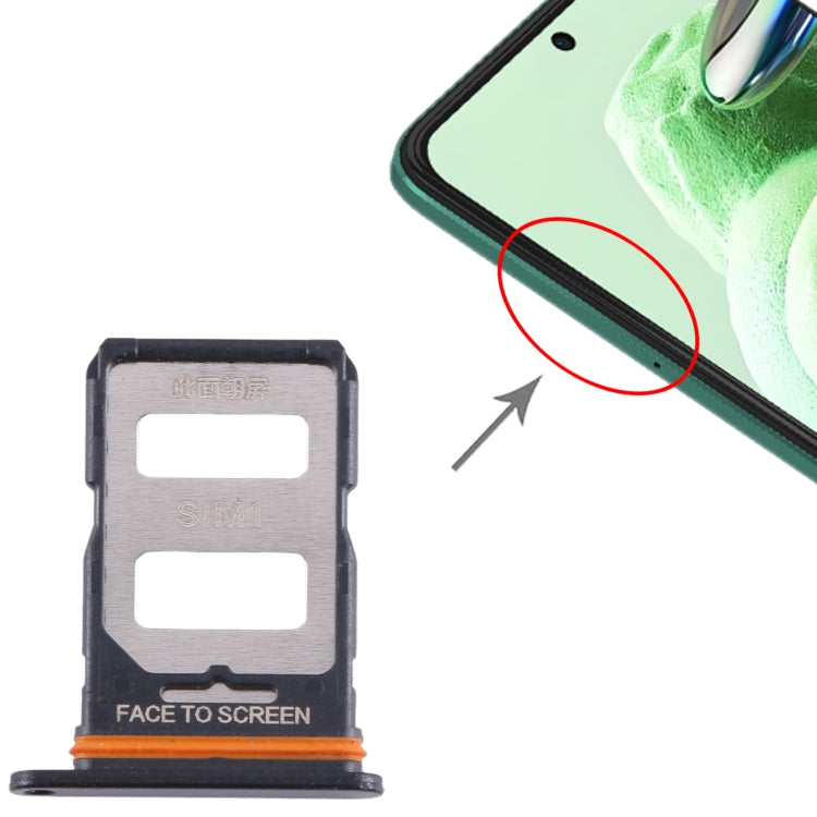 For Xiaomi Redmi Note 12 Turbo SIM Card Tray + SIM Card Tray, For Xiaomi Redmi Note 12 Turbo