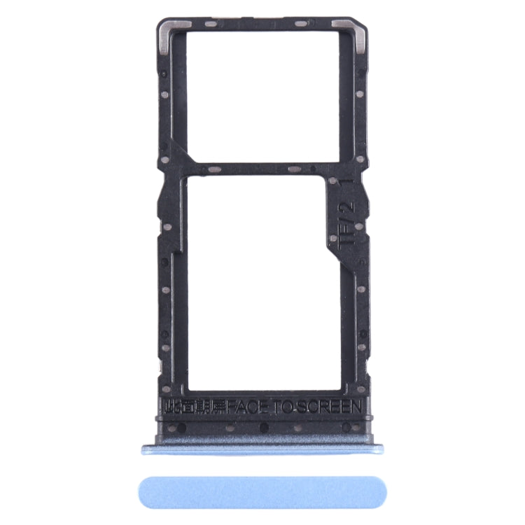 For Xiaomi Redmi 12 4G SIM Card Tray + SIM Card Tray/Micro SD Card Tray, For Xiaomi Redmi 12 4G