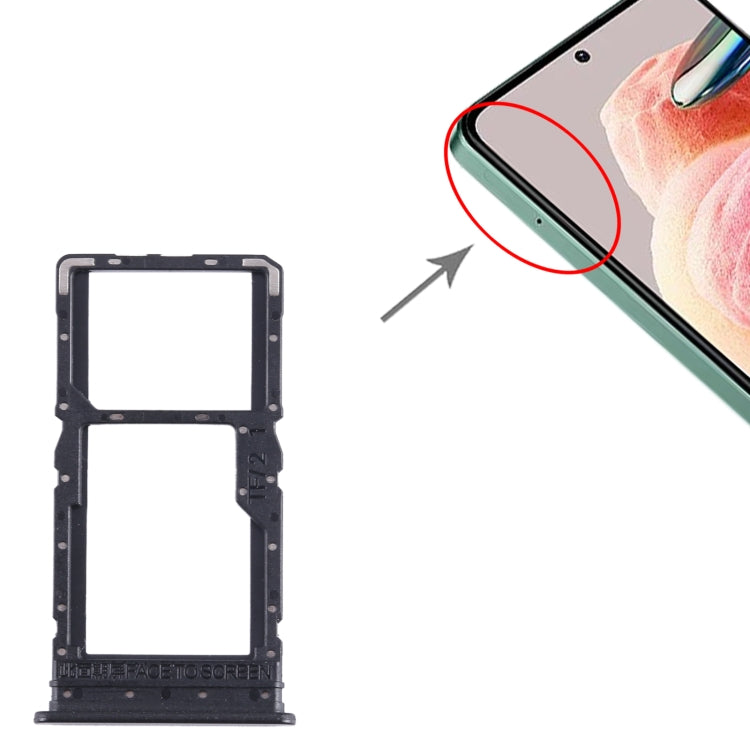 Per Xiaomi Redmi Note 12R Vassoio scheda SIM + Vassoio scheda SIM/Vassoio scheda Micro SD, For Xiaomi Redmi Note 12R