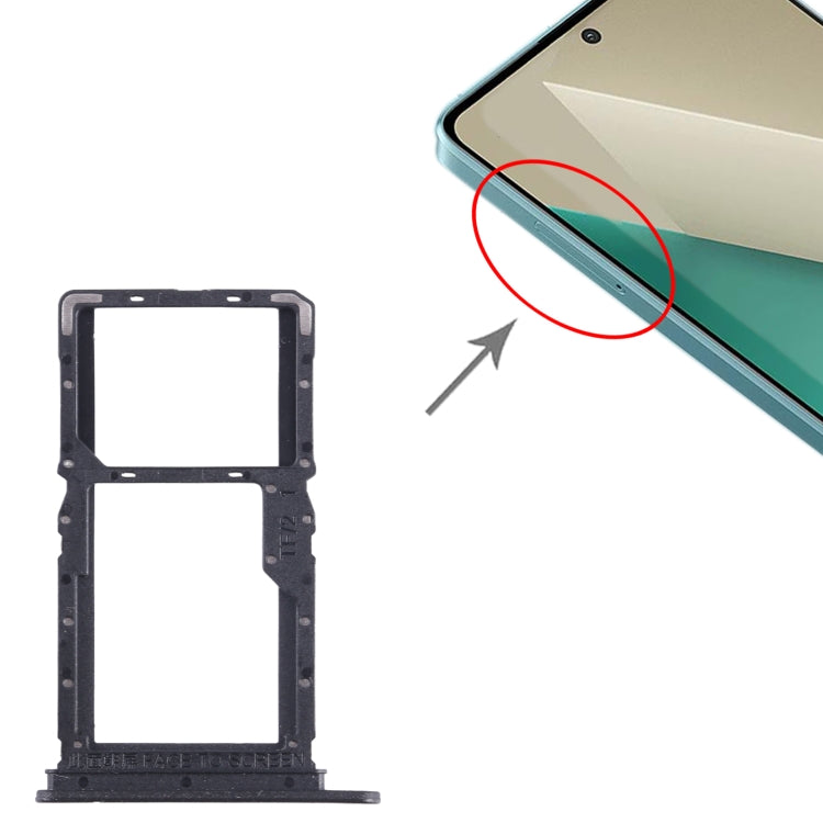 Per Xiaomi Note 13 Vassoio scheda SIM + Vassoio scheda SIM / Micro SD, For Xiaomi Note 13