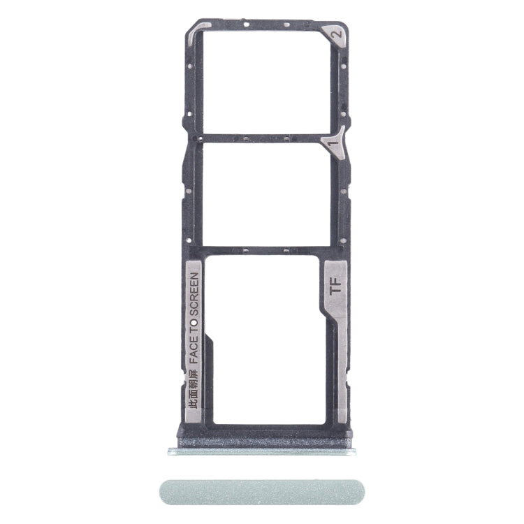 Per Xiaomi Redmi 13C Vassoio scheda SIM + Vassoio scheda SIM + Vassoio scheda Micro SD, For Xiaomi Redmi 13C