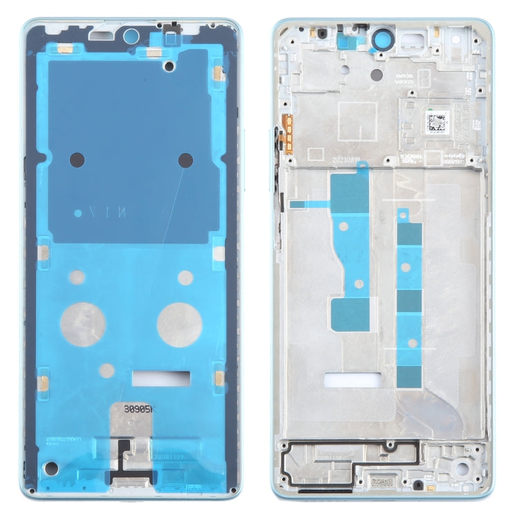 Per Xiaomi Redmi Note 13 Piastra con cornice LCD per alloggiamento anteriore originale, For Xiaomi Redmi Note 13 5G