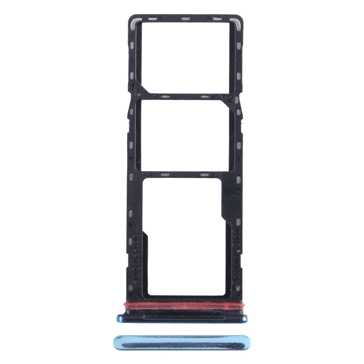 For Tecno Spark 8T SIM Card Tray + SIM Card Tray + Micro SD Card Tray, For Tecno Spark 8T