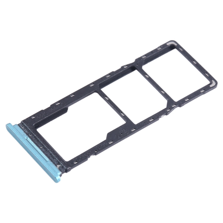 For Tecno Spark 8C KG5k SIM Card Tray + SIM Card Tray + Micro SD Card Tray, For Tecno Spark 8C