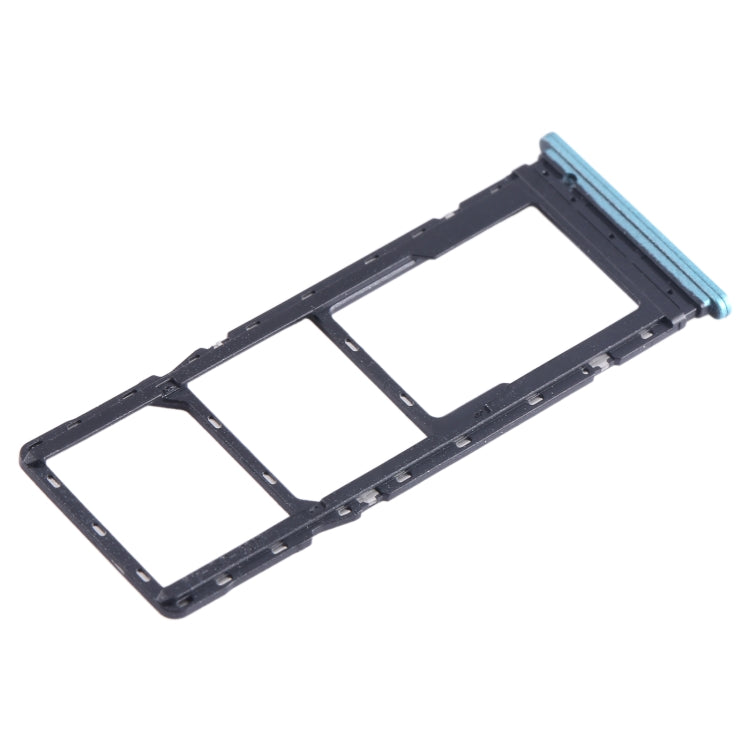 For Tecno Spark 8C KG5k SIM Card Tray + SIM Card Tray + Micro SD Card Tray, For Tecno Spark 8C