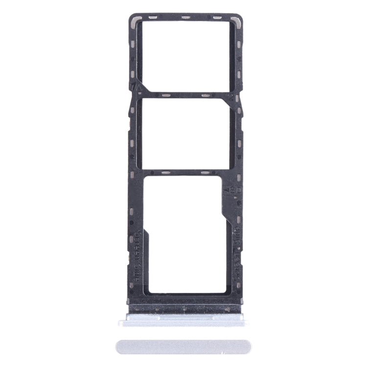 For Tecno Spark 8C KG5k SIM Card Tray + SIM Card Tray + Micro SD Card Tray, For Tecno Spark 8C