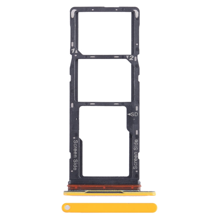 For Tecno Spark Go 2023 BF7n SIM Card Tray + SIM Card Tray + Micro SD Card Tray, For Tecno Spark Go 2023