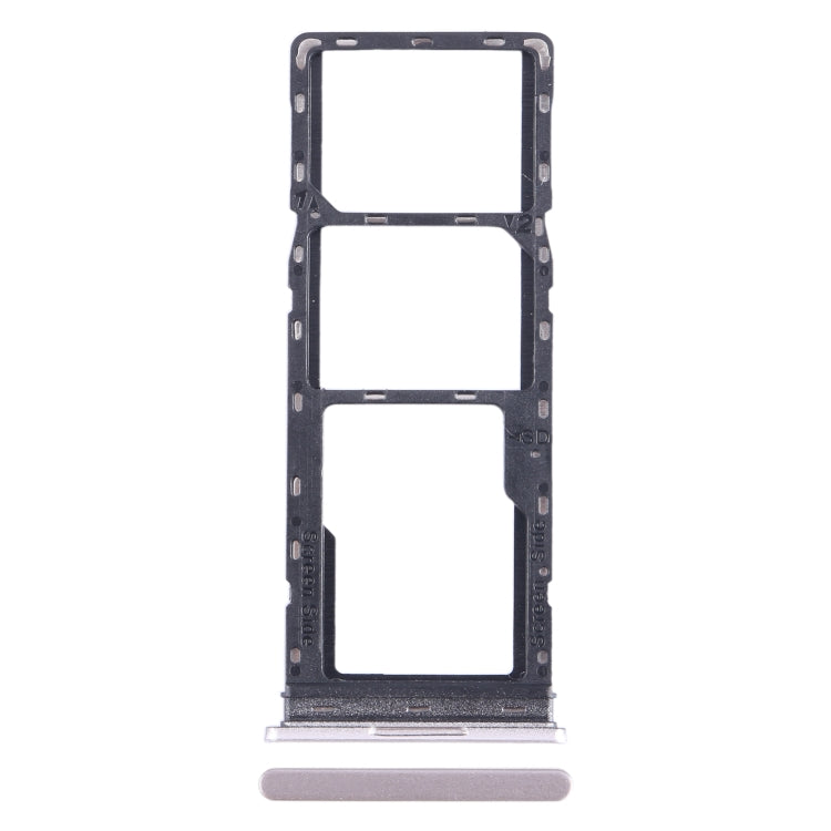 For Tecno Pop 7 Pro BF7 SIM Card Tray + SIM Card Tray + Micro SD Card Tray, For Tecno Pop 7 Pro