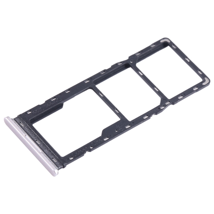 For Tecno Pop 7 Pro BF7 SIM Card Tray + SIM Card Tray + Micro SD Card Tray, For Tecno Pop 7 Pro