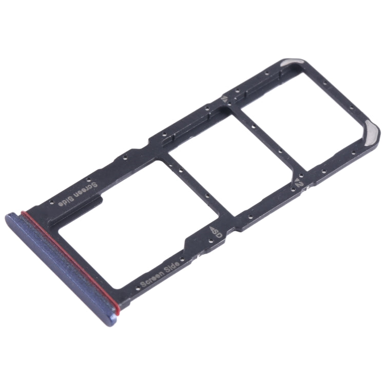 For Tecno Spark 10 Pro KI7 SIM Card Tray + SIM Card Tray + Micro SD Card Tray, For Tecno Spark 10 Pro