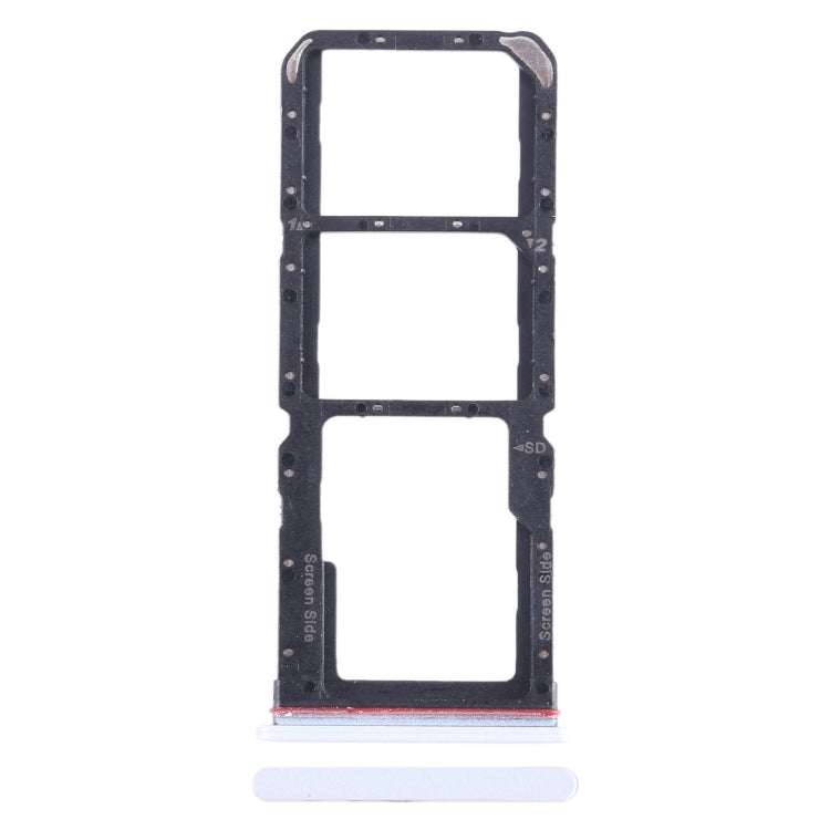 For Tecno Spark 10 Pro KI7 SIM Card Tray + SIM Card Tray + Micro SD Card Tray, For Tecno Spark 10 Pro