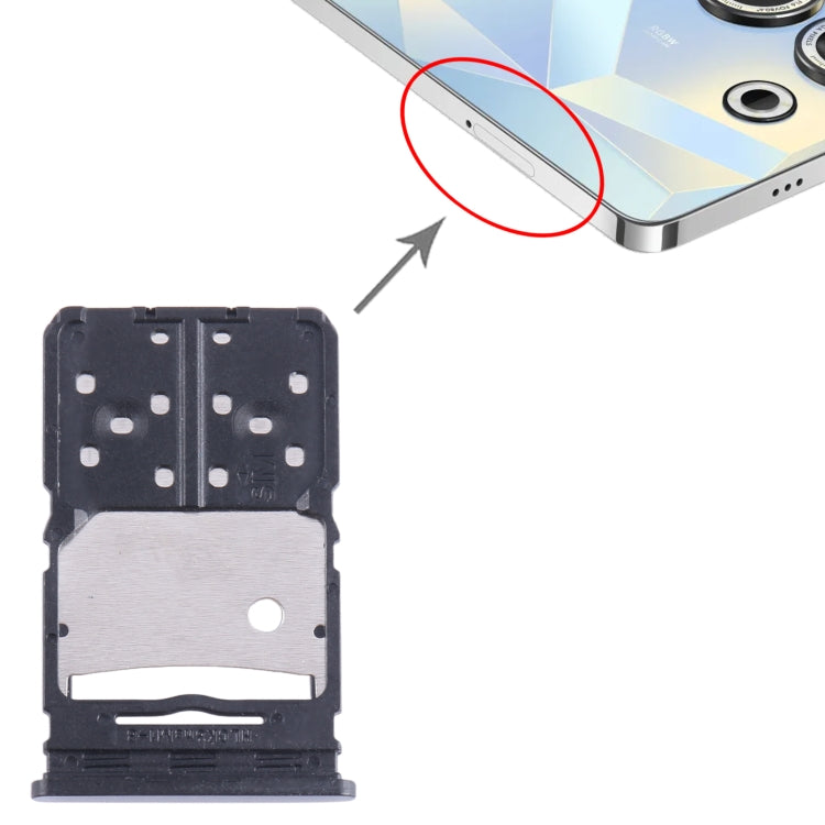 For Tecno Camon 20 SIM Card Tray + Micro SD Card Tray, For Tecno Camon 20