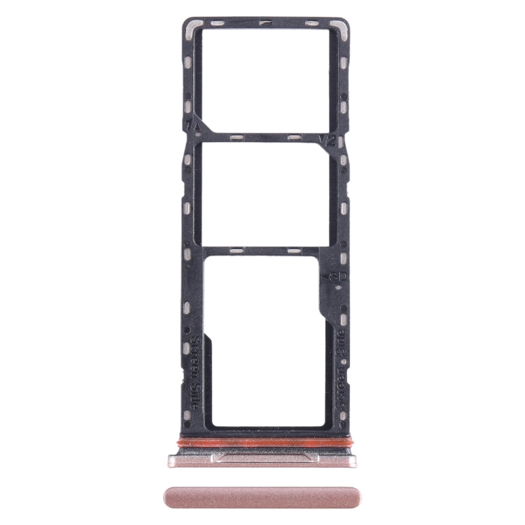 For Infinix Hot 10i X659B SIM Card Tray + SIM Card Tray + Micro SD Card Tray, For Infinix Hot 10i