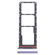 For Infinix Hot 10i X659B SIM Card Tray + SIM Card Tray + Micro SD Card Tray, For Infinix Hot 10i