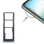 For Infinix Hot 12i X665B SIM Card Tray + SIM Card Tray + Micro SD Card Tray, For Infinix Hot 12i