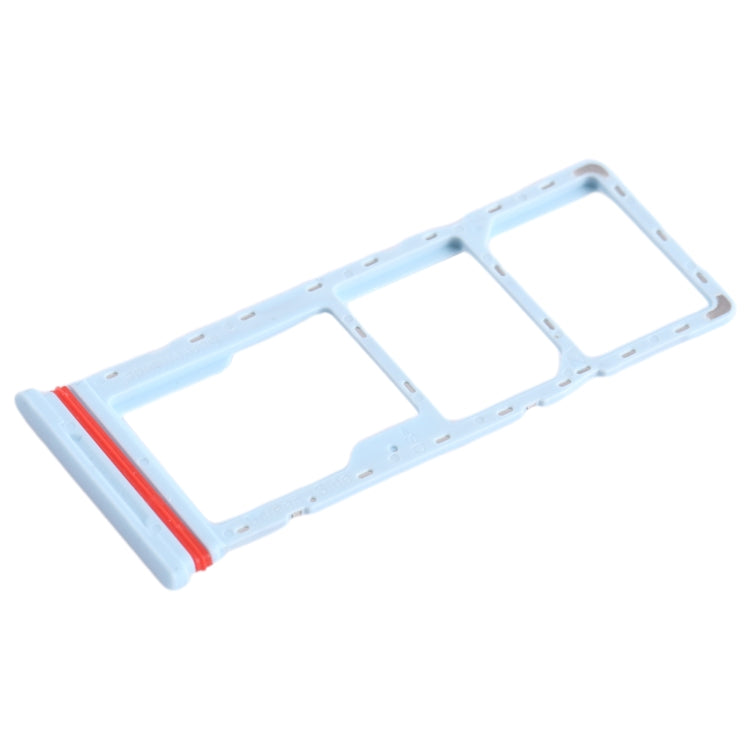 For Infinix Smart 6 HD X6512 SIM Card Tray + SIM Card Tray + Micro SD Card Tray, For Infinix Smart 6 HD, For Infinix Smart 6 HD(Baby Blue)
