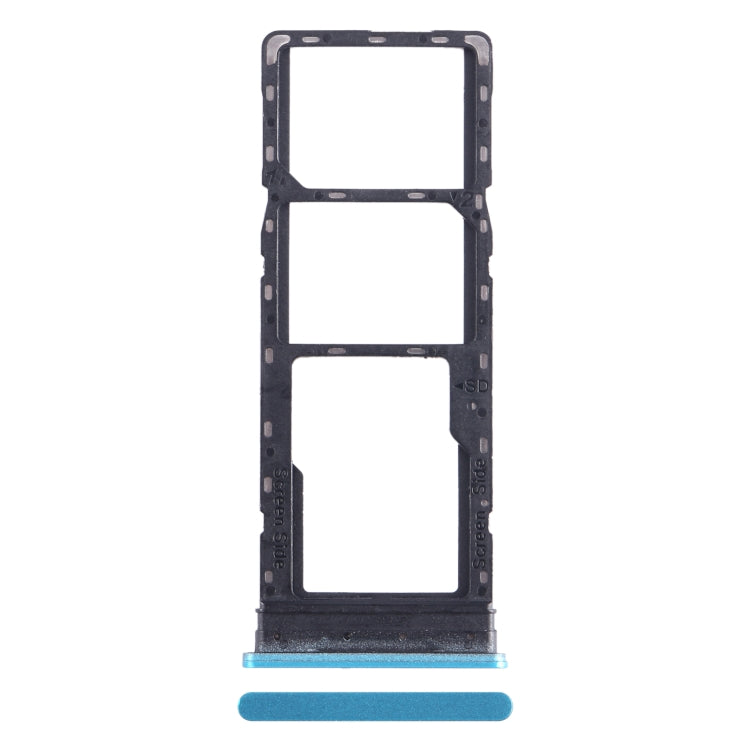 For Infinix Hot 12 X6817 SIM Card Tray + SIM Card Tray + Micro SD Card Tray, For Infinix Hot 12