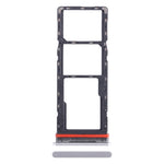 For Infinix Hot 12 X6817 SIM Card Tray + SIM Card Tray + Micro SD Card Tray, For Infinix Hot 12