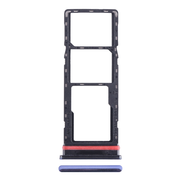 For Infinix Smart 6 Plus India X6823 SIM Card Tray + SIM Card Tray + Micro SD Card Tray, For Infinix Smart 6 Plus India