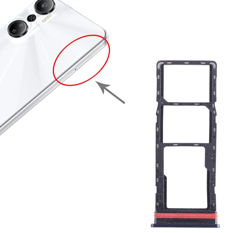 For Infinix Hot 20 X6826 SIM Card Tray + SIM Card Tray + Micro SD Card Tray, For Infinix Hot 20