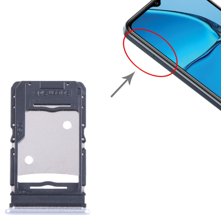 For Infinix Hot 20S X6827 SIM Card Tray + SIM Card Tray + Micro SD Card Tray, For Infinix Hot 20S